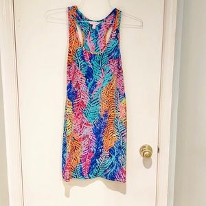Lilly Pulitzer flowery racerback dress